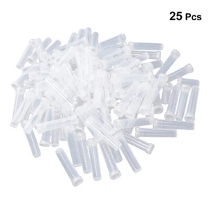25pcsflower tubes large Nutrition Plastic Tube Transparent Water Flower - Picture 1 of 12