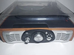 1 By One 3 Speed Stereo Turntable Phono/USB/MP3 Belt Drive TESTED WORKING - Picture 1 of 10