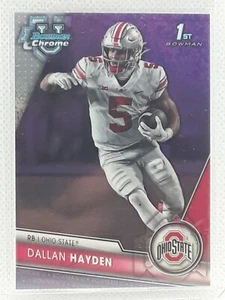 Dallan Hayden 2023 Bowman Chrome - 1st Purple Mini-Diamond (294/399) Ohio State - Bild 1 von 2