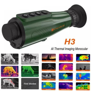 Monocolo termico AI 384x256(50 Hz)8X zoom termocamera portatile per caccia - Foto 1 di 19