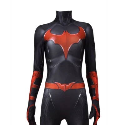 The Batgirl Jumpsuit Batwoman Bodysuit Cosplay Women Suit Costume Halloween US - Image 1 of 4