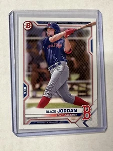 Blaze Jordan RC 2021 Bowman Draft #BD182 Red Sox - Bild 1 von 2