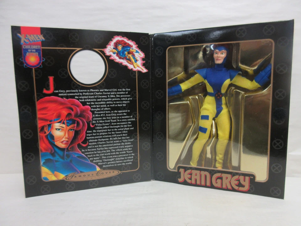 Marvel Comics 1999 Famous Cover 20cm Action Figure - Jean Grey Ultra Poseable