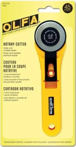 OLFA 45mm Straight Handle Rotary Cutter (RTY-2/G) - Rotary Fabric Cutter w/Blade - Picture 1 of 2