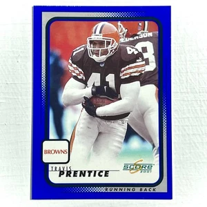 Travis Prentice 2001 Score Blue RC #52 MINT Cleveland Browns Jersey Miami Ohio💙 - Picture 1 of 2