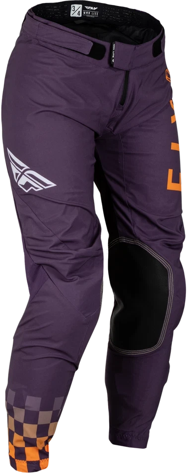 Pantalones Fly Racing Lite para mujer (2024) 9--10 púrpura profundo/blanco/coral neón Foto 1 de 1