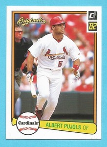 ALBERT PUJOLS 2002 Donruss Originals #32 Cardinals (2nd Year)