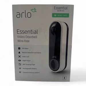 Timbre video Arlo Essential AVD2001 sin cables - blanco - soporte de montaje roto - Imagen 1 de 6