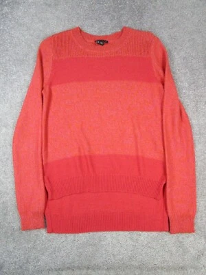 Suéter de punto de alpaca naranja pequeño Theory para mujer Foto 1 de 4