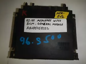 92-99 MERCEDES W140 BODY CONTROL MODULE BCM ( A0185458332 (MER-012) - Bild 1 von 2
