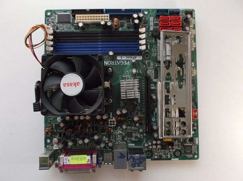 Pegatron AP480C-S Socket AM2 Motherboard With Athlon X2 3250e 1.50 GHz Cpu - Image 1 of 1