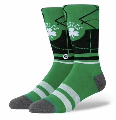 Stance NBA Boston Celtics Cross Court Infiknit Crew Socks Men's Size Large 9-13 Cover