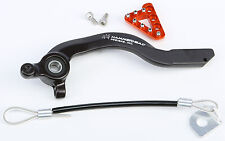 Hammerhead Designs Forged Aluminum Brake Pedal - Black/Orange 12-0561-21-44 KTM