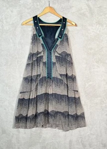 Erica Davies Dress Silk Chiffon Womens 0 - Picture 1 of 5