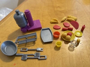 De colección 1980, Mattel Barbie Tropical Piscina Patio Set REEMPLAZANTE Parrilla Tanque Comida W26 - Imagen 1 de 4