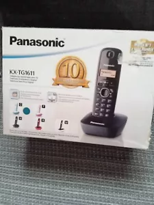 PANASONIC KX-TG1611 TELEFONO FIJO INALAMBRICO DIGITAL LCD INTERCOM NEGRO - Imagen 1 de 1