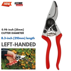 Left-Handed Garden Pruning Shears Garden Scissors Secateurs Hand Branch Clippers - Picture 1 of 7