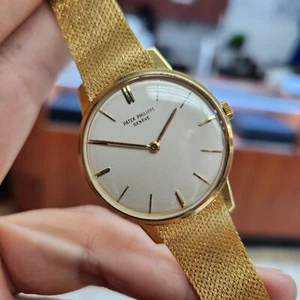 18kt Patek Philippe Referance 2599 With Detachable Original Bracelet Vintage... - Picture 1 of 9