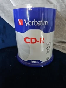 Verbatim 94554 700MB 52x CD-R Disc - Pack of 100 - Picture 1 of 5