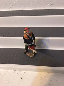 Schleich Wald Holzfäller Figur mit Kettensäge gebraucht - Bild 1 von 8