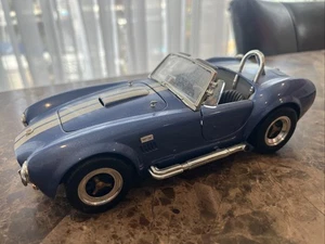 Road Signature 1964 Shelby Cobra 427 S/C Blue Diecast Car 1/18 Limited Edition - Picture 1 of 6