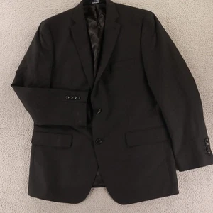 Marc Anthony Jacket M 42R Gray Black Birdseye 100% Wool Blazer Sport Coat - Picture 1 of 17