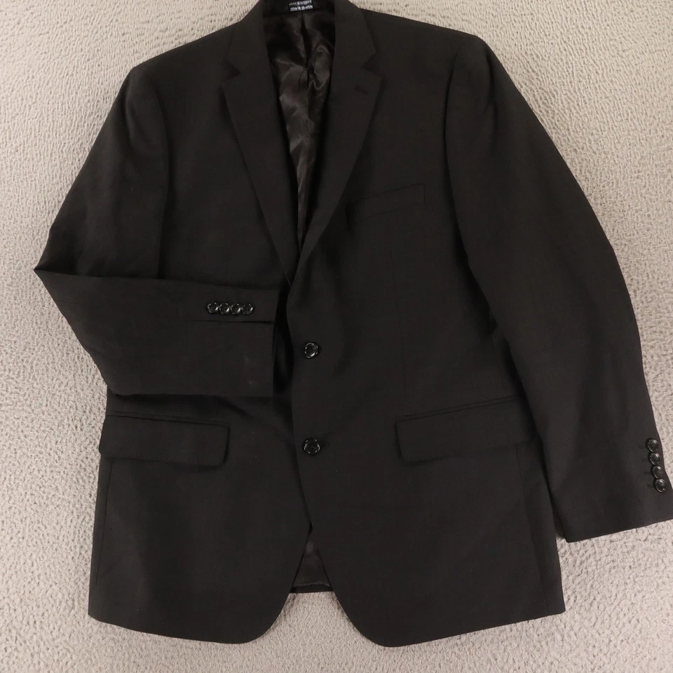 Chaqueta Marc Anthony M 42R Gris Negro Ojo de Pájaro 100% Lana Blazer Abrigo Deportivo Foto 1 de 4