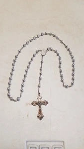 Metal Silver Rosary (C) - Picture 1 of 5