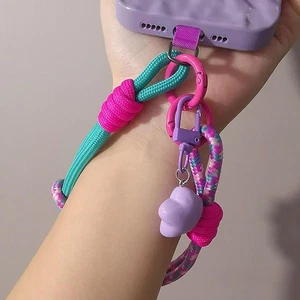 Adjustable Woven Thumb Strap Wrist Strap Mobile Accessory for Men and Women - Photo 1 sur 14