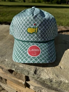 Masters Rope Hat Augusta National NWT Green and White Adjustable - Picture 1 of 4