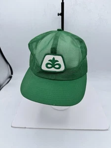 Vintage Pioneer Seed K Products Brand Patch Snapback Mesh Trucker Hat Cap Green - Picture 1 of 11