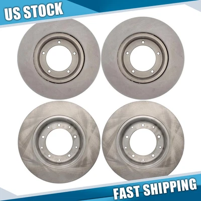 For 1994 1995 1996 1997 1998 Land Rover Discovery 4pcs Front & Rear Brake Rotors - Image 1 of 4