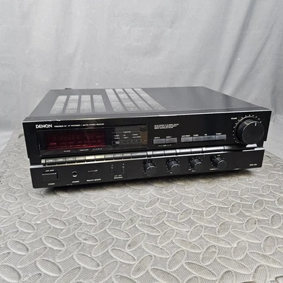 Denon DRA-425 AM/FM Stereo Receiver 4Ch HiFi Separate Black Tested & Working - Image 1 of 4
