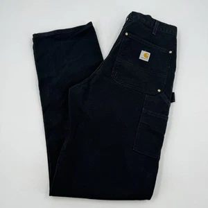 Carhartt B01 BLK Black Double Knee Carpenter Pants - 32 x 34 - Bild 1 von 16