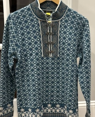 Suéter Cabela’s Fair Isle mezcla de lana merino para mujer talla S/P cierres metálicos nórdicos Foto 1 de 4