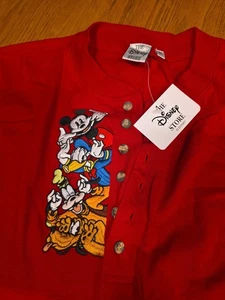 New Tags Vintage 90s Disney Store Mickey Daffy Pluto  Tshirt Size XL - EB11 - Picture 1 of 14