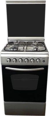 Larel CUC.L5005VX Cucina 50x50 forno gas grill Inox coperchio in vetro - Immagine 1 di 4