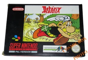 ASTERIX le 1er jeu complet plateforme snes super nes cartouche Nintendo PAL VF - Picture 1 of 8
