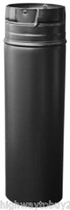 M&G DuraVent 6DBK-24 6" x 24" Painted Black Single Wall Chimney Stove Pipe - Picture 1 of 1