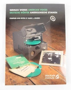 German Words American Voices By Mark L Louden Max Kade Institute CD and Booklet - Bild 1 von 2