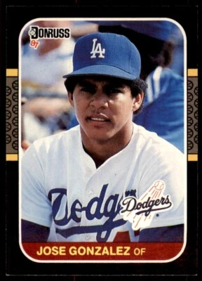 1987 Donruss Jose Gonzalez Rookie Los Angeles Dodgers #525 - Image 1 of 2