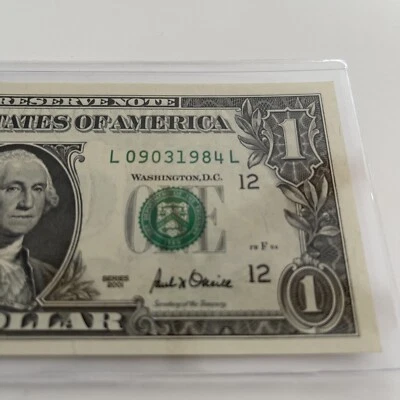 September 3rd 1984 Birthday Anniversary $1 Bill 09031984 Uncirculated Great Gift - Image 1 of 3