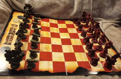 Disney Pirates Of The Caribbean 2007 32 Replacement Chess Pieces & Board POTC - Image 1 of 3