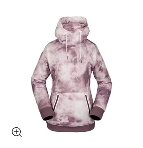 Volcom Womens NWT Spring Shred Hoodie SzM Pink Mojave Tie-Die - Picture 1 of 7