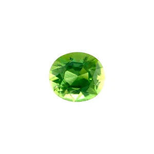 NATURAL Vivid Green 1.07ct Australia Sapphire Oval Cut Loose Gemstone 6.3x5.5mm - Picture 1 of 3