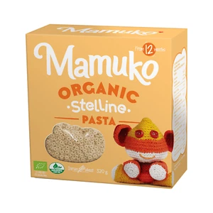 Mamuko Bio Stelline Pasta für Kleinkinder ab 12 Monaten EU zertifiziert - Bild 1 von 1