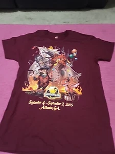 New no tags Dragon Con 2014 Atlanta GA dbl sided t shirt L - Picture 1 of 4