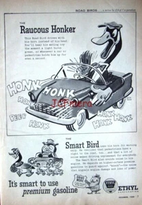 Ethyl Premium Benzin 1955 Werbedruck #2 - Original Benzinwerbung zum Rahmen - Bild 1 von 1