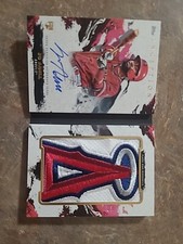 2021 Topps Inception Jo Adell #2/2 Auto On Card Logo Patch Book Angels Rookie