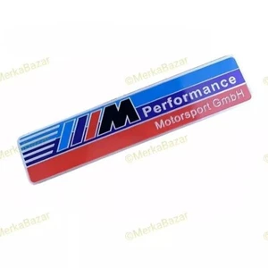 Emblema logo BMW M Performance motorsport metal adhesivo ref. 06 - Imagen 1 de 1